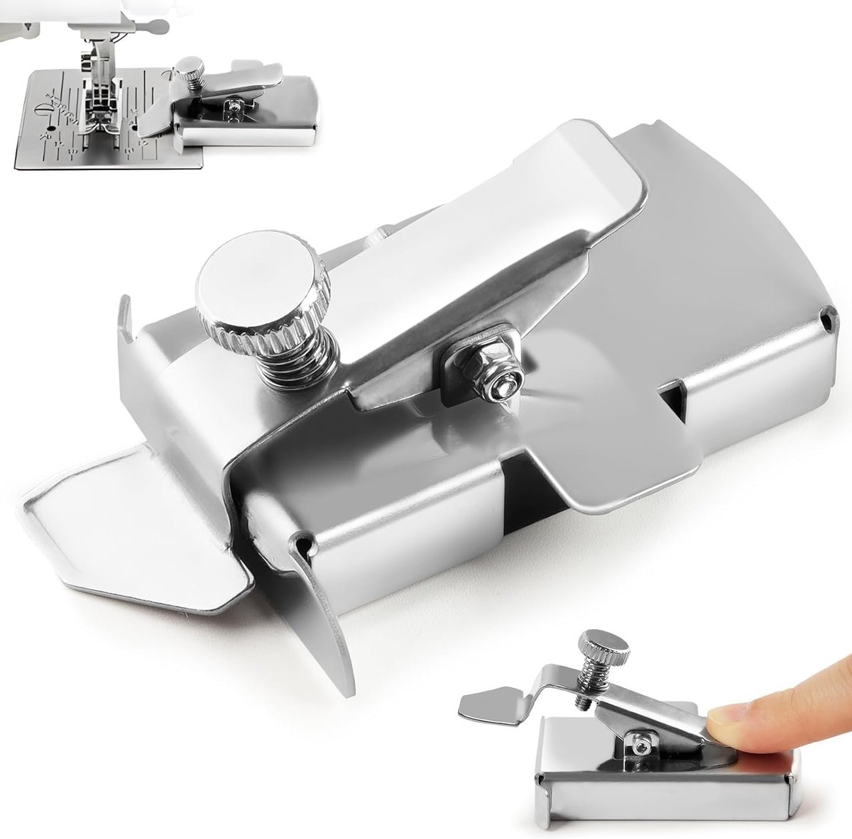 Multifunctionele magnetische naadgeleider voor naaimachine, anti-kromtrekken, positionering en randbescherming accessoires