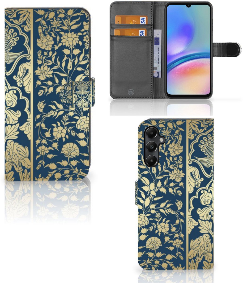 Samsung Galaxy A05s Hoesje Beige Flowers
