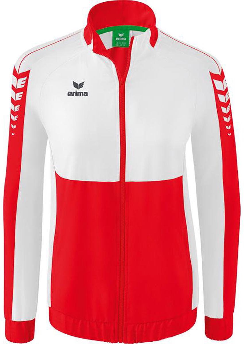 Erima Six Wings Presentatiejack Dames - Rood / Wit | Maat: 36