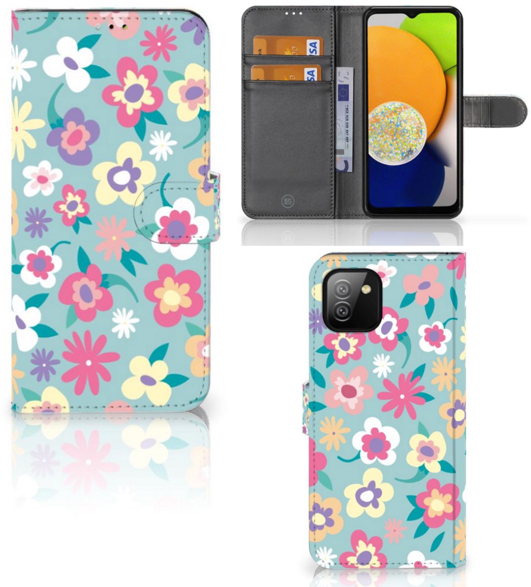 Samsung Galaxy A03 Hoesje Flower Power
