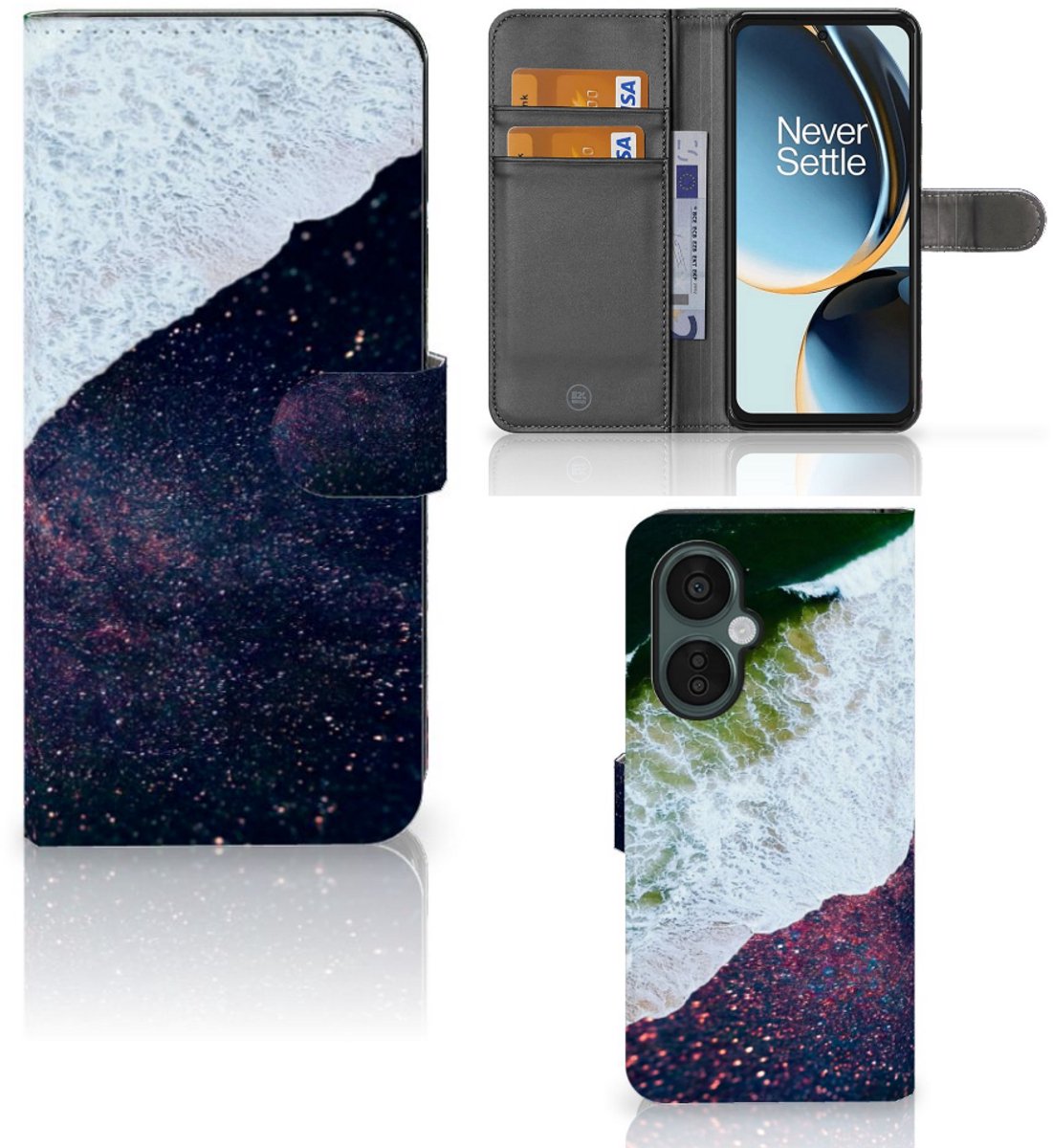 OnePlus Nord CE 3 Lite Book Case Sea in Space