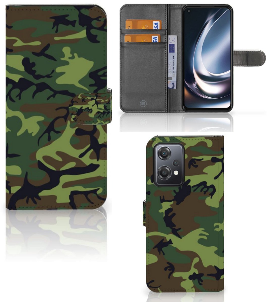 OnePlus Nord CE 2 Lite Telefoon Hoesje Army Dark