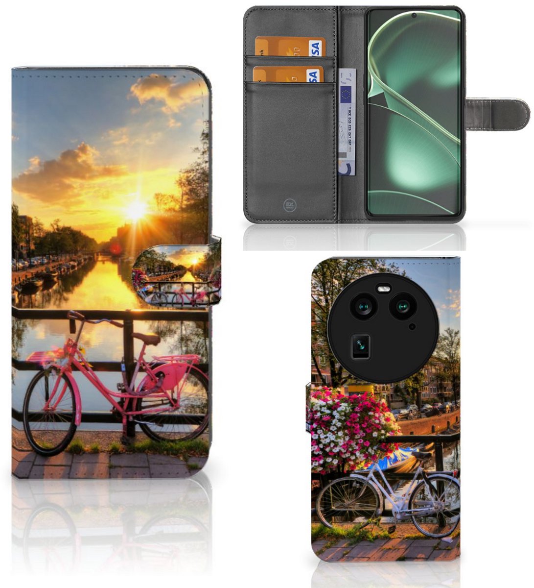 OPPO Find X6 Flip Cover Amsterdamse Grachten