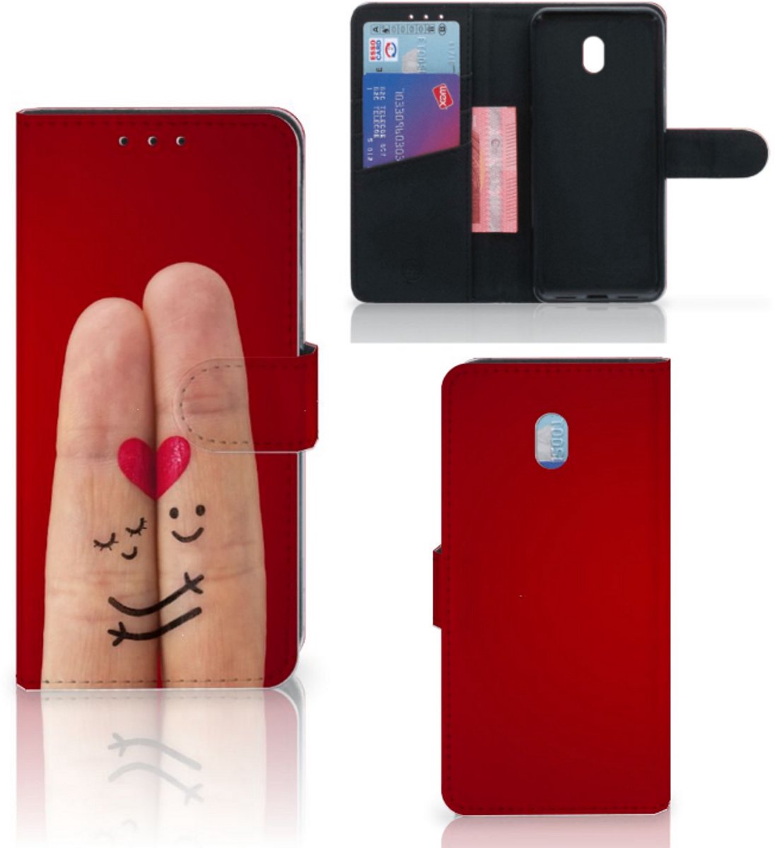 Xiaomi Redmi 8A Wallet Case met Pasjes Liefde - Origineel Romantisch Cadeau