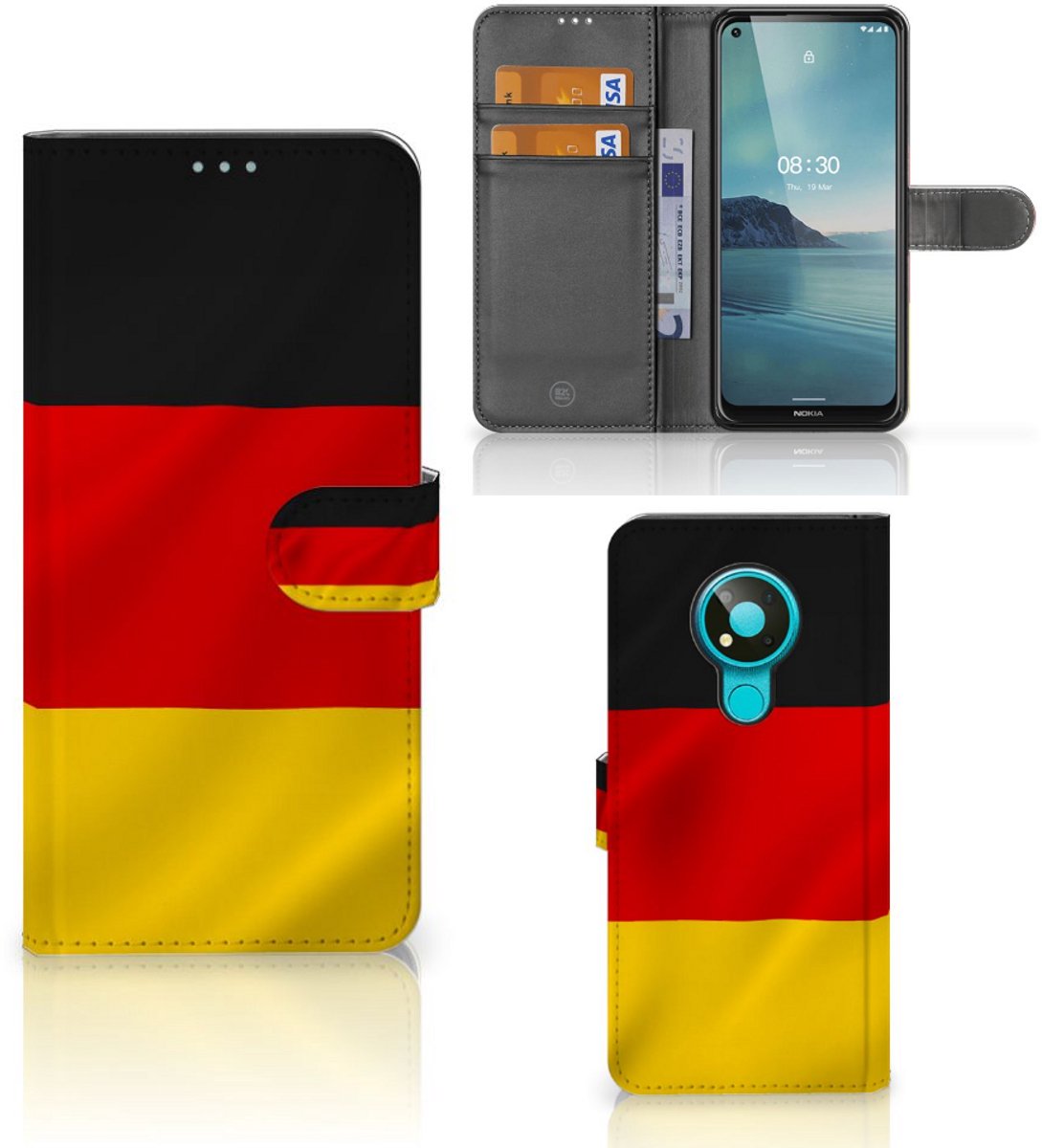 Nokia 3.4 Bookstyle Case Duitsland