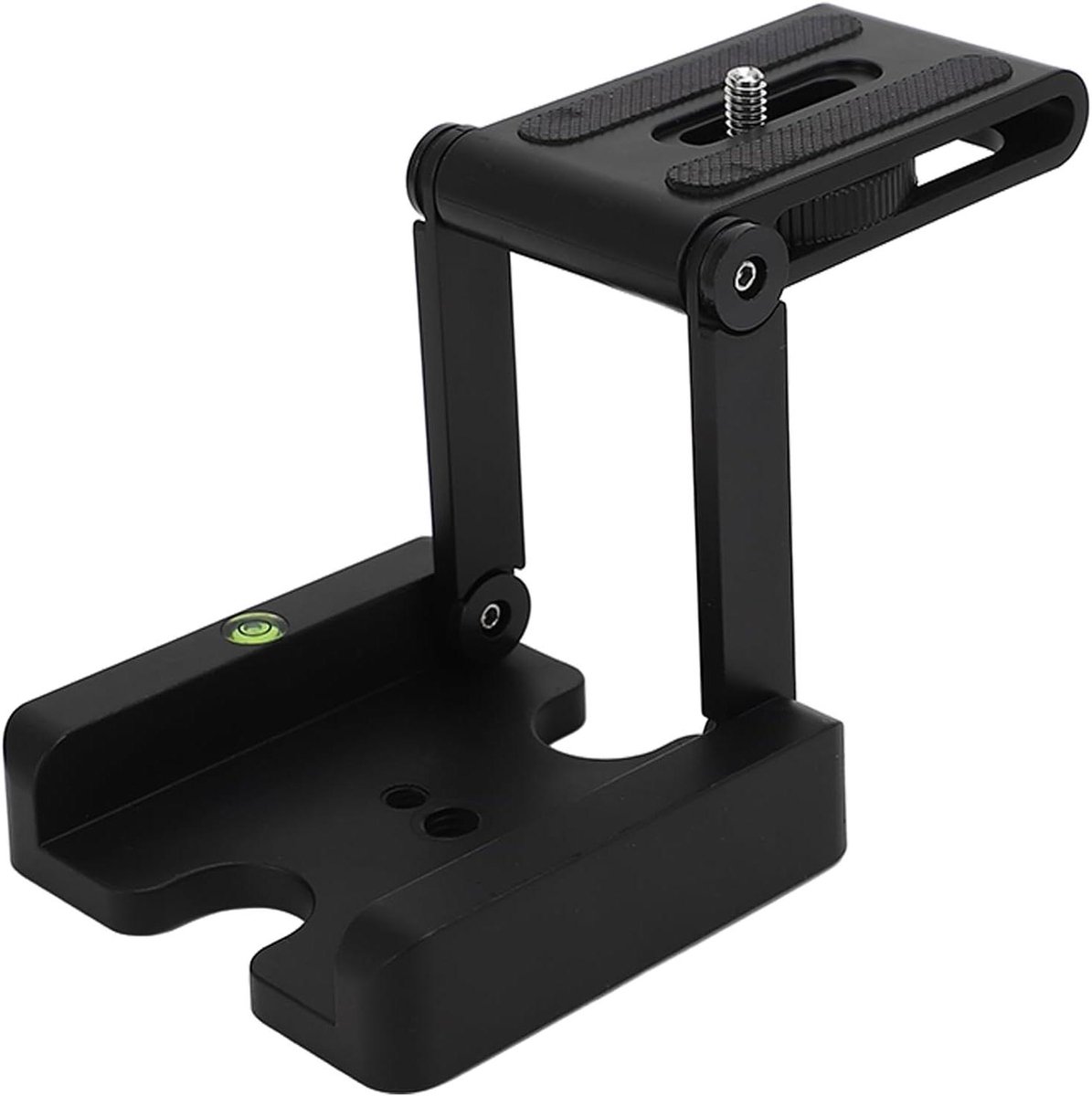 Z-type snelkoppelingsplaat - Universele kantelkop - Stabiele camera-opnames - 360 graden rotatie - 1/4 inch schroef - Zwart