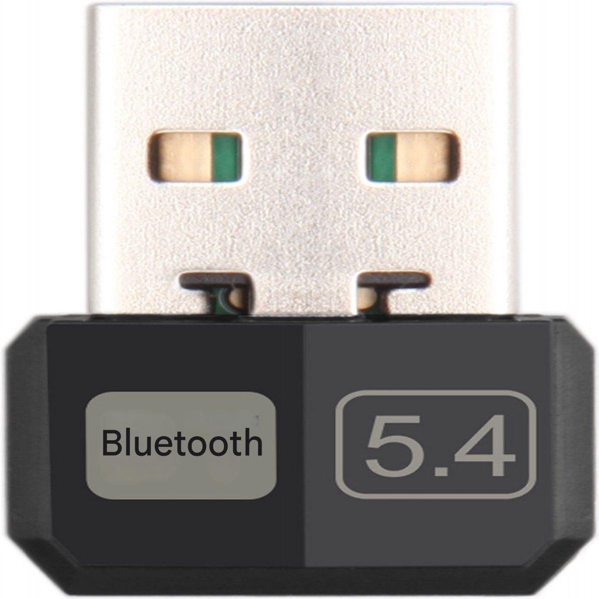 Bluetooth 5.4 USB-adapter - Plug & Play - Draadloos Apparaat voor PC en Laptop - 1 stuk - Zwart