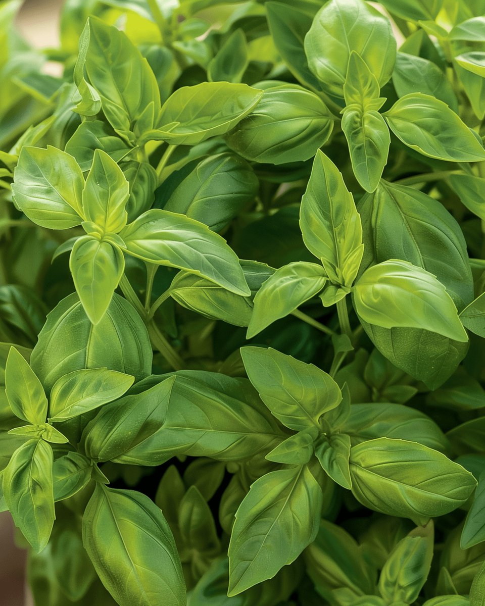 Potbasilicum Zaden Bascuro Donkergroene Ocimum Basilicum Eenjarig