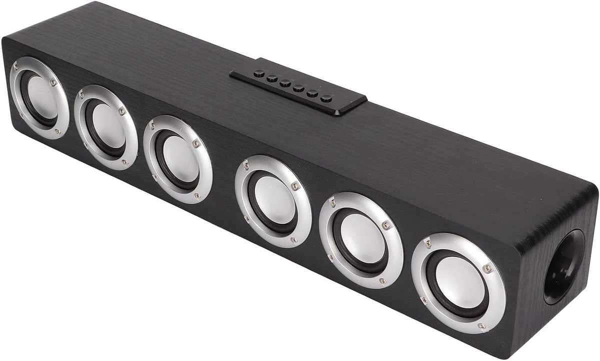 Bluetooth Soundbar - Draadloze Speaker - Muziek Streamen - Krachtige Bas - 1.57 Kilogram - Zwart