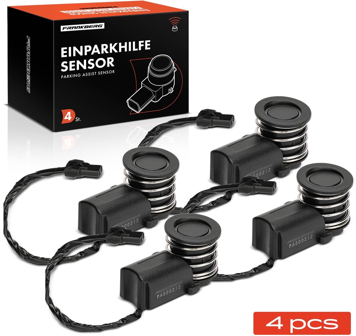 Frankberg 4x Parksensor PDC Sensor Achter voor Mazda