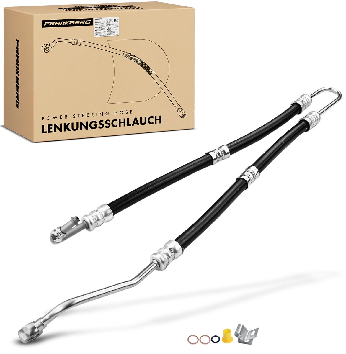 Frankberg 1x stuurbekrachtigingsslang voor BMW X5 E53 3.0L 2000-2006