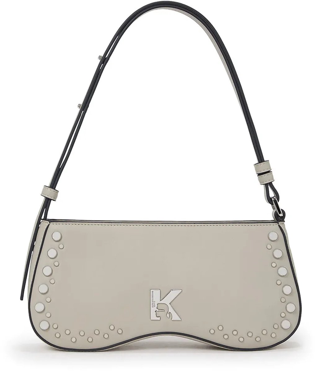 Karl Lagerfeld Jeans A4w30150 Sunglasses Stud Schoudertas Beige