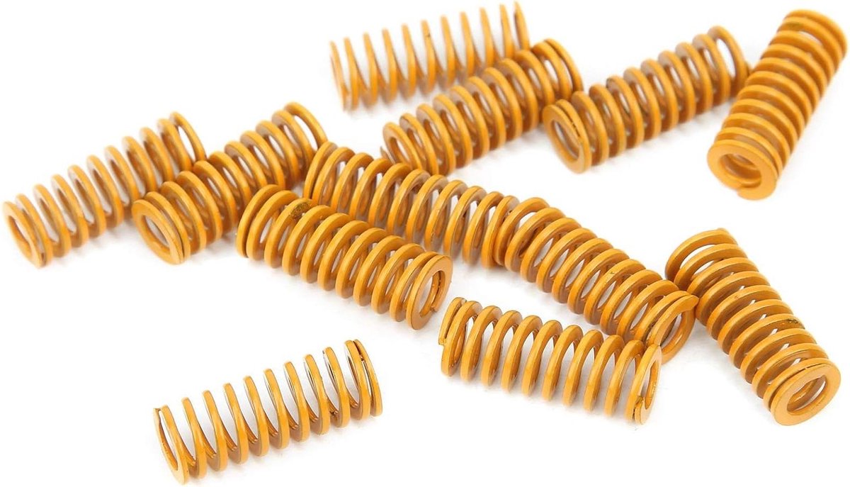 Drukveren 3D Printer - Veren Set - Nivelleren Printerbed - Groot Aantal - 25x8 mm - Metaal