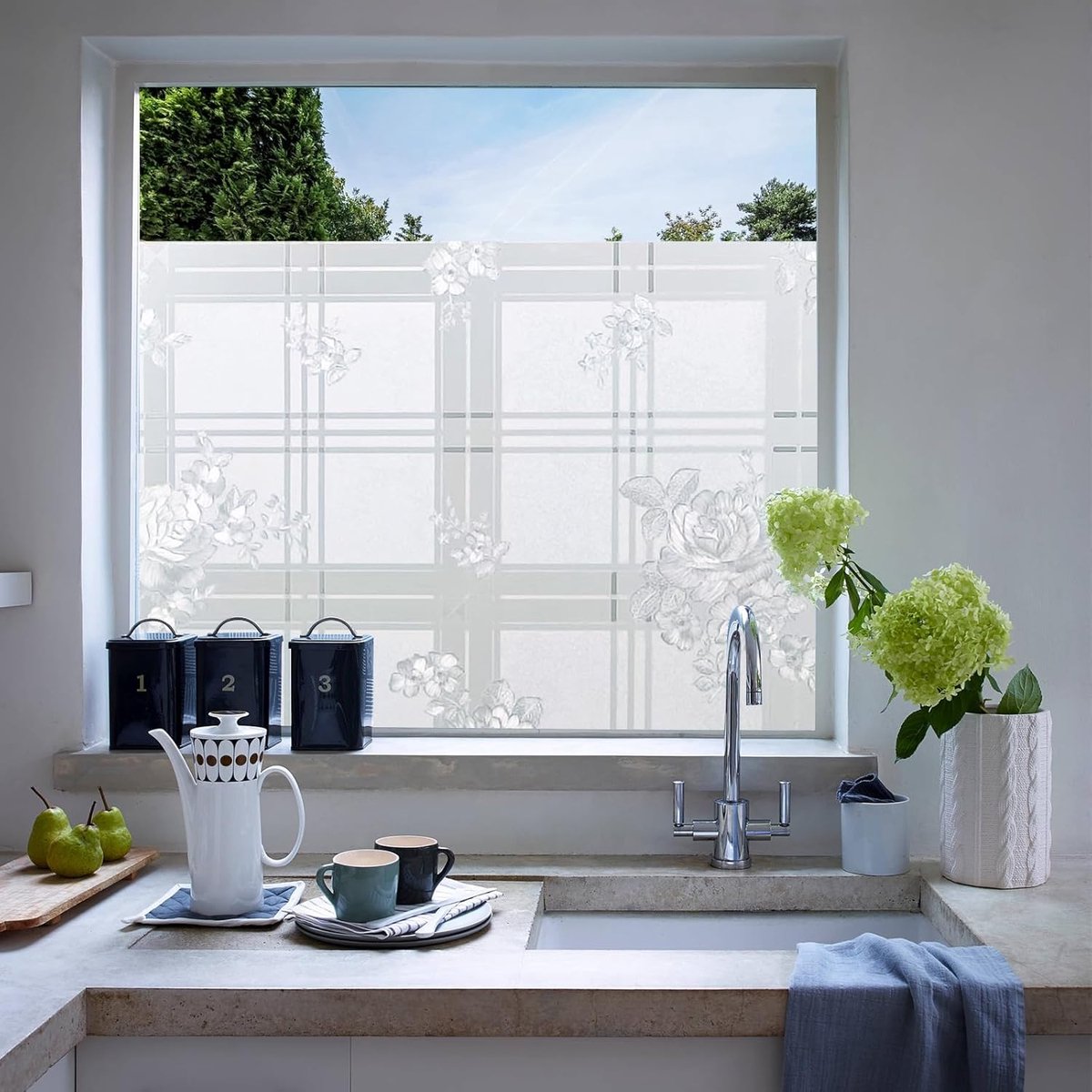 CE - Zelfklevende Onzichtbare Raamfolie - 75x200cm - UV-bescherming