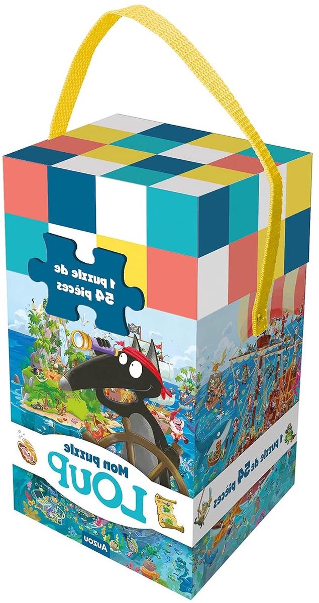 Mon Puzzle Loup - Puzzel Boek - Kinderspel - Met Zoekplaatje - 54 Stukjes - Geïllustreerd