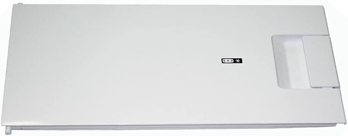 Vriezerdeur - Vriesvakdeur Deurpaneel - Koelkast Reparatie - Compleet Inclusief Handgreep - 47.3 x 20.9 cm - Lichtgrijs
