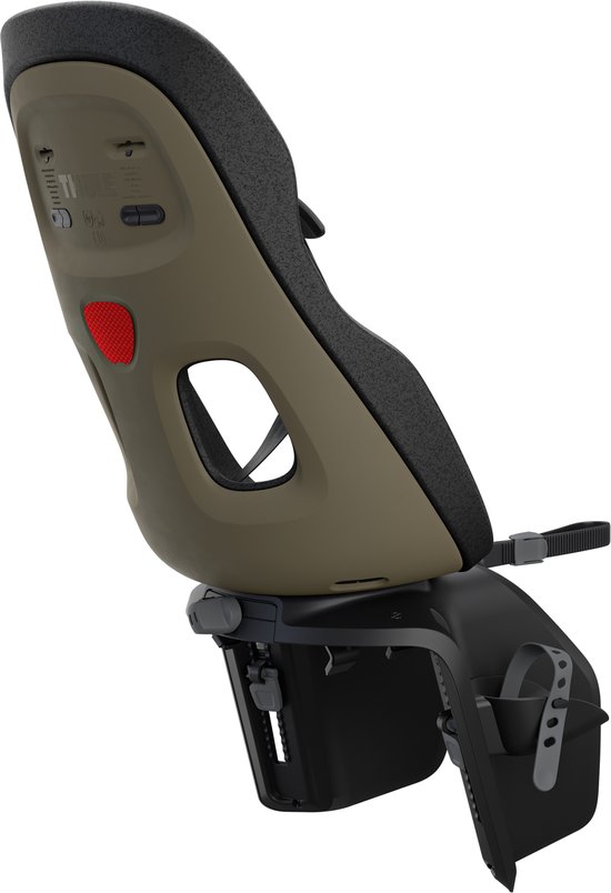 Thule Yepp Nexxt 2 Maxi - fietsstoeltje - achterzitje - Bagagedrager montage - Deep khaki van Thule — afbeelding 3