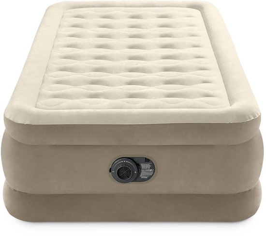 Intex Twin Ultra Plush Luchtbed met ingebouwde pomp - 191x99x46 cm