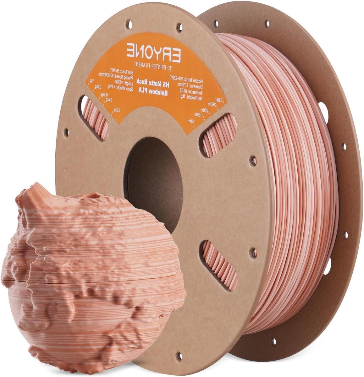 PLA Filament - 3D Print Materiaal - 3D Printen - Matte Twist Kleurverloop - 1 kg - Navajo Clay