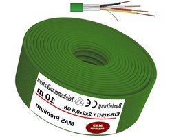KNX Kabel - Installatiekabel EIB - Gebouwautomatisering - Vaste Installatie - 10 meter - Groen
