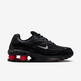 Nike Shox Ride 2 - Maat 46 - Zwart/University Red/Medium Ash/Metallic Silver / Zwart Rood - Shox - Lifestyle - Heren Sneakers voor Mannen
