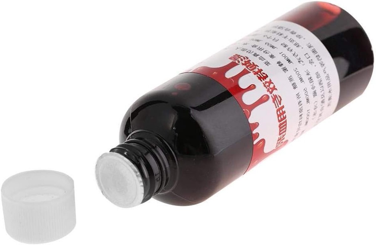 Professionele Nepbloed voor Halloween, Make-up Accessoires voor Wonden en Littekens, Ideaal voor Zombie Feesten en Kostuums (100ml)