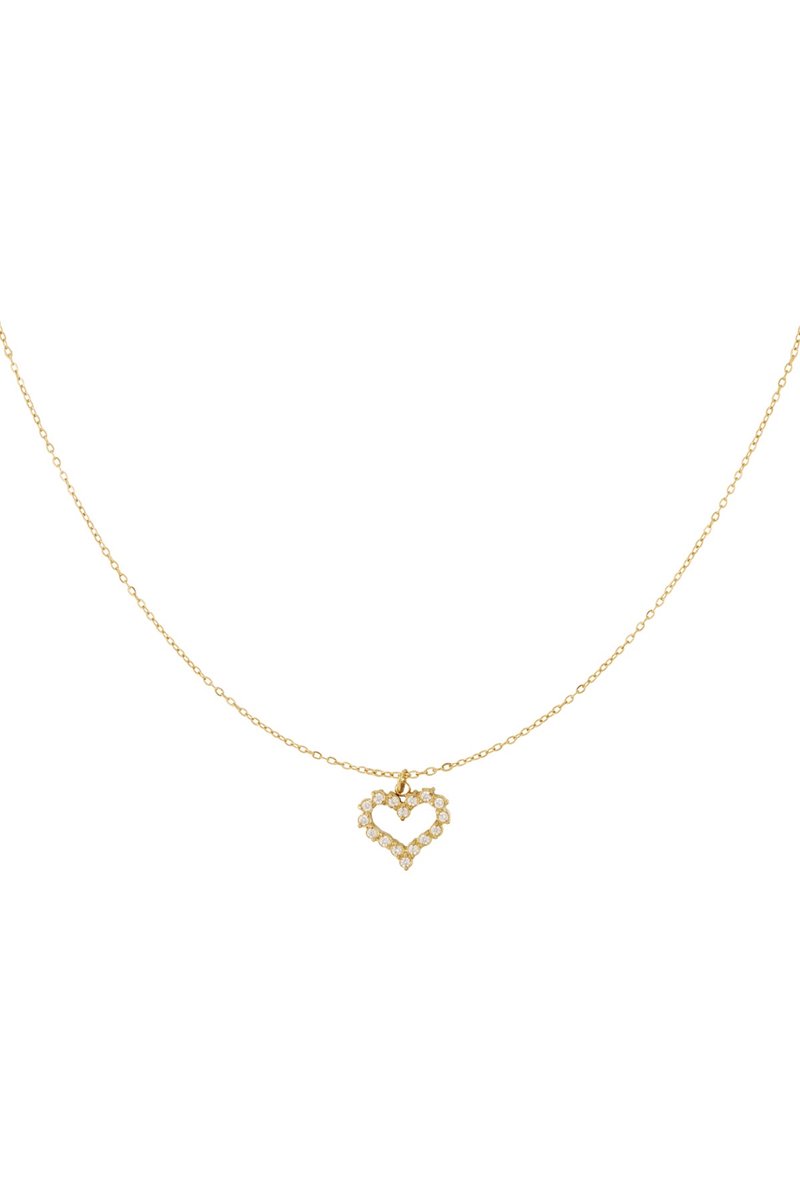 Ketting strass hartje