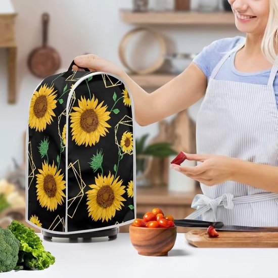 Blender Cover - Mixerhoes Keuken - Apparaat Beschermen - Stof- en Vlekbestendig - 24x18x43 cm - Sterrenhemel Uil van Merkloos — afbeelding 5