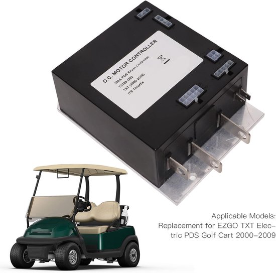 Golfkar Motorcontroller - Golfcart Controller - Golfen - Directe Vervanging - 36V 350A - Zwart — afbeelding 2