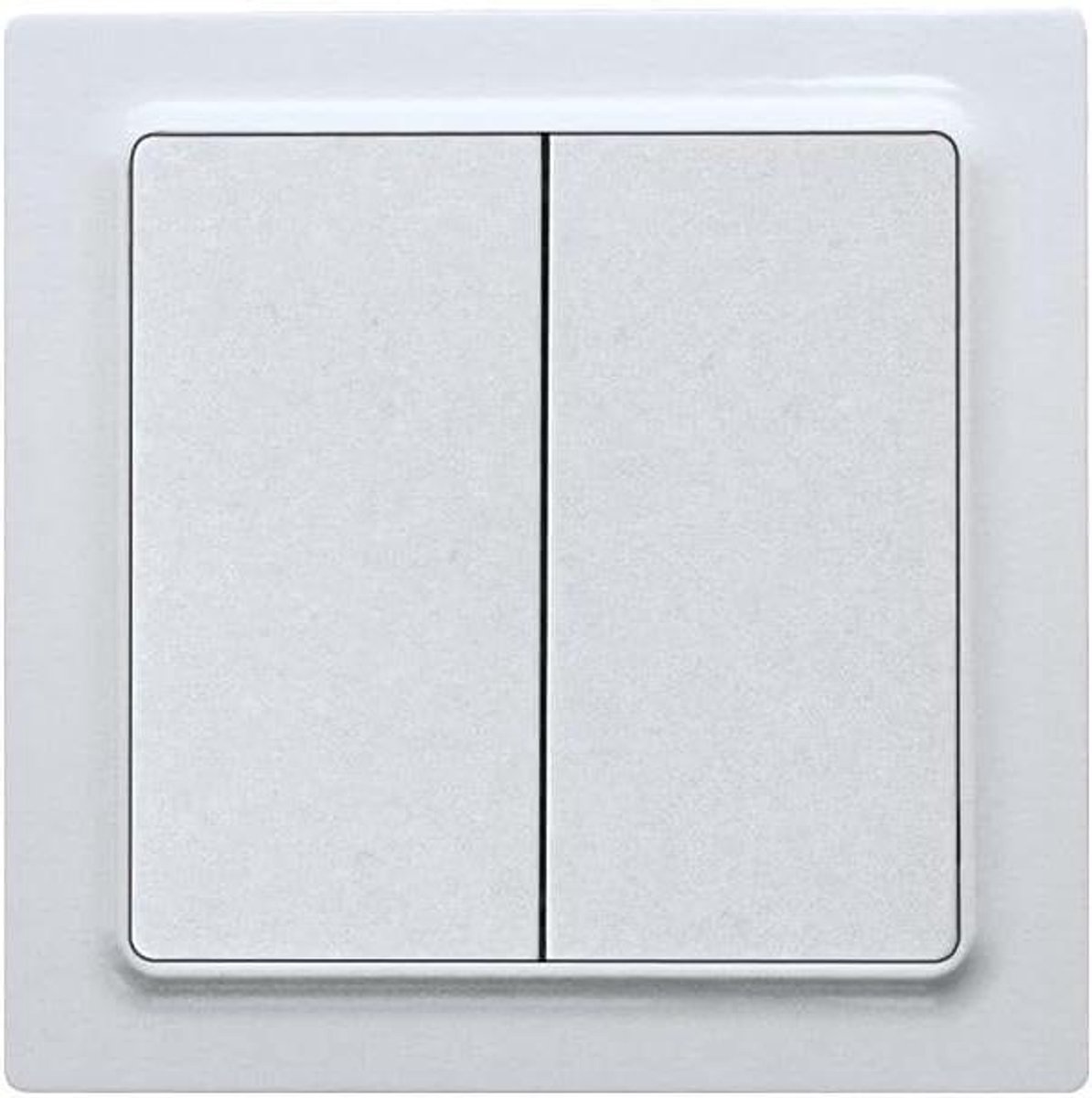 Draadloze Drukknop - Opbouw Schakelaar - Smart Home Bediening - Energie Opwekkend - 80 x 80 mm - Wit
