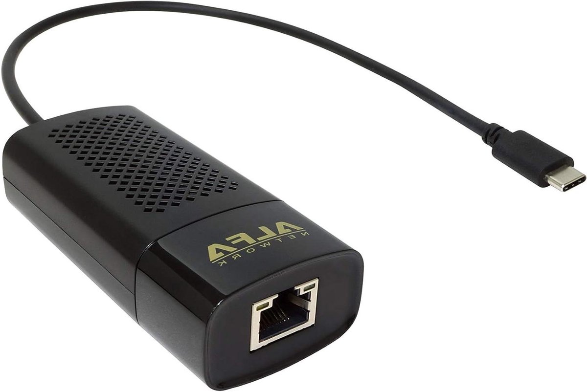 USB Ethernet Adapter - Netwerkadapter - Snel Internet - Gigabit Snelheid - 159 g - Zwart