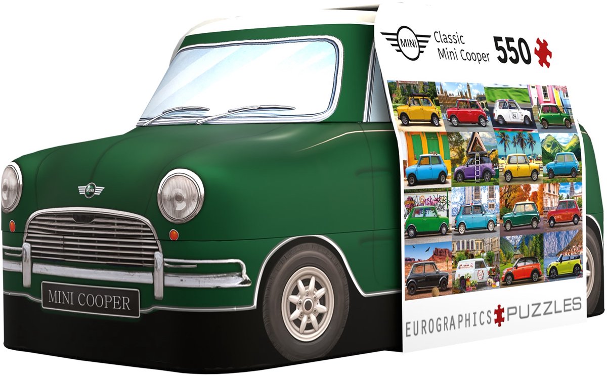 Eurographics legpuzzel Classic Mini Cooper 550 stukjes puzzel volwassenen.