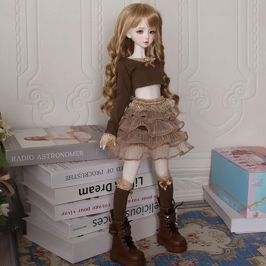 Poppenkleding Set - BJD Kleding - Poppen Aankleden - Handgemaakte Stijlvolle Look - 1/6 Schaal - G — afbeelding 3