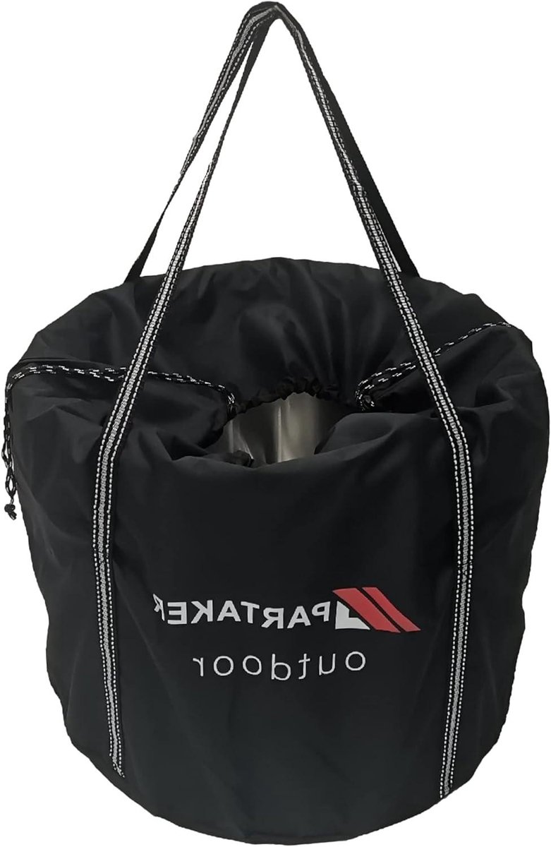 Vuurkorf Cover - Vuurplaats Tas - Outdoor Camping - Geïntegreerde Draagtas - Ronde Vorm - Zwart