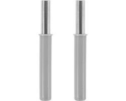 Garneck 2 stks prullenbak accessoires demper schokbestendig gereedschap soft-closing systeem huishoudelijke voorziening langzaam sluitend systeem soft-closing accessoires dempingssysteem zilver