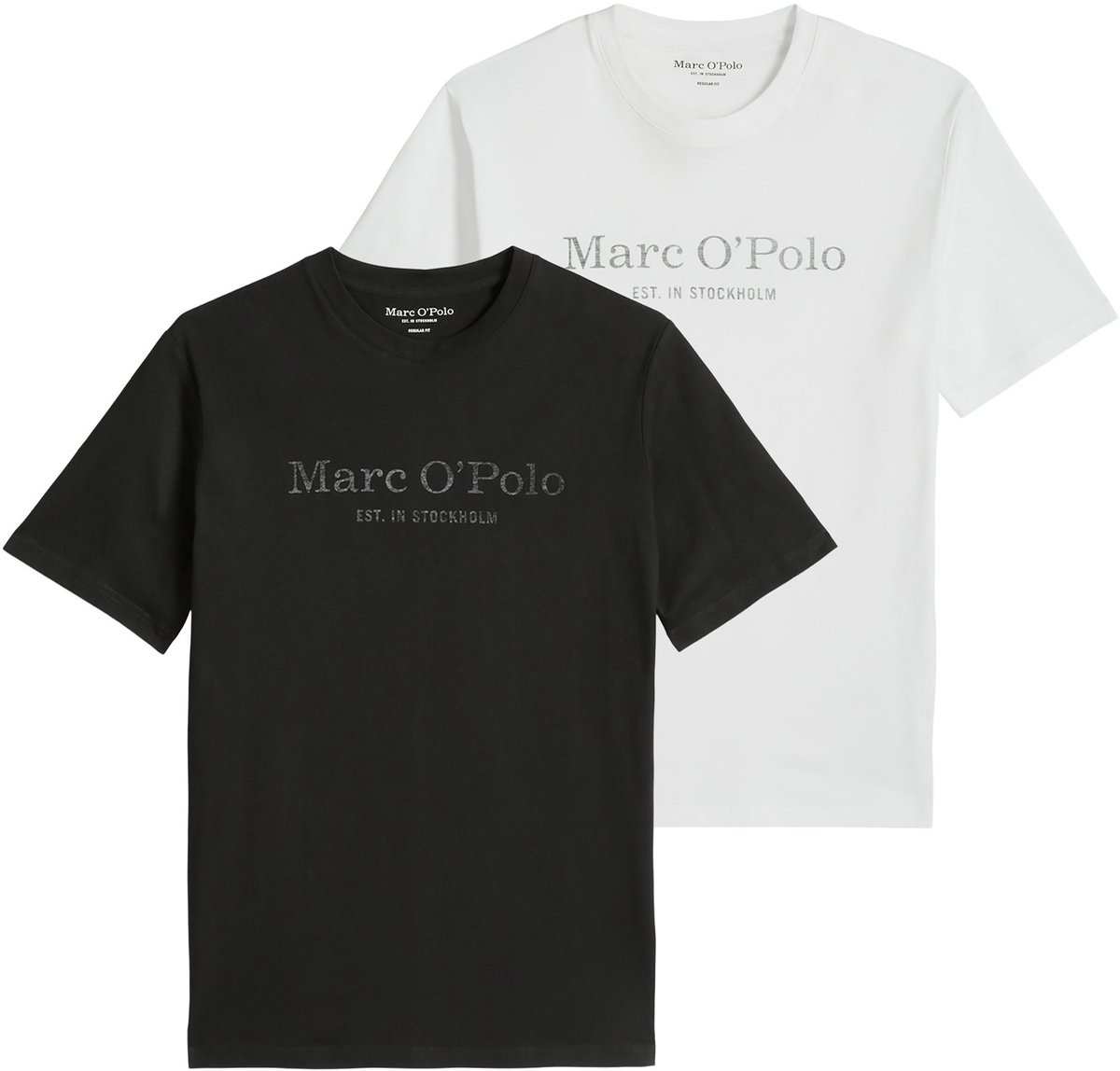 Marc O Polo T-shirt Big-Logo Set van 2