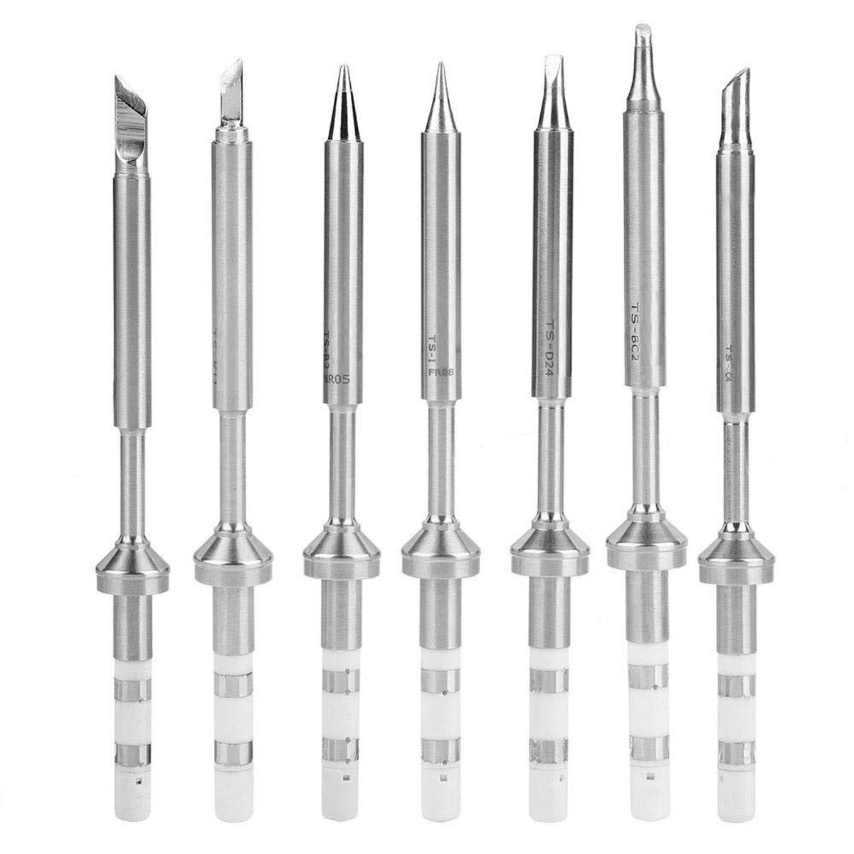 SPHProducts - Soldering Iron Tips - Vervangtips - Geschikt voor TS100 - 70W - Ceramische verwarming - 105 mm - Professioneel gebruik - Solderen