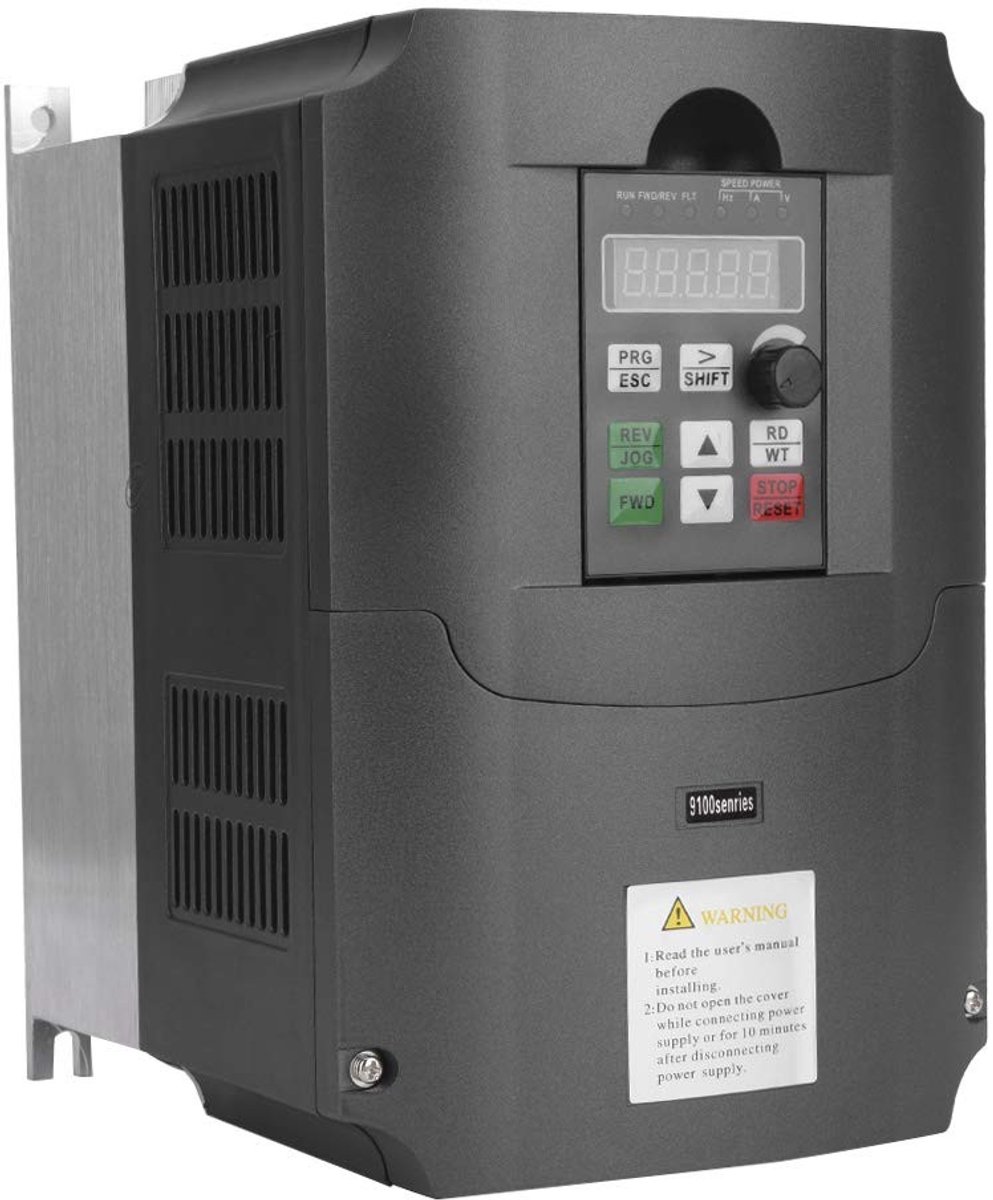 Golden crown - Aandrijving met Variabele Frequentie - VFD-controller voor CNC-motorsnelheidsregeling - 7,5 kW - 1-fase en 3-fasen - Hoogwaardige omvor