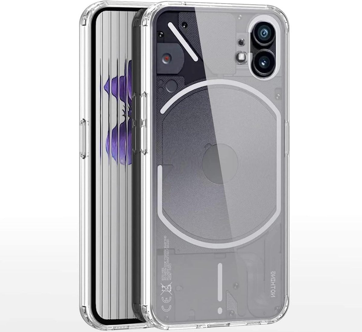 Telefoonhoesje - Beschermhoes Backcover - Telefoon Beschermen - 100% Transparant - 6.7 Inch - Transparant