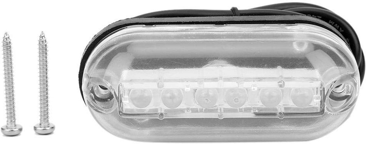 Store_8 - Marine Lamp - Onderwaterlicht LED - Waterdicht - Rood - Bodemlamp voor Boot en Yacht - DC12V 3W