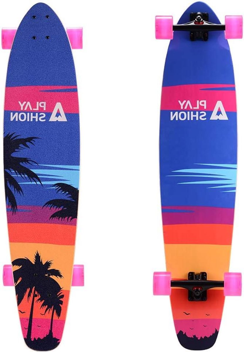Longboard Cruiser Skateboard Freeride Board Comfortabel cruisen Drop-Through montage 42 Inch