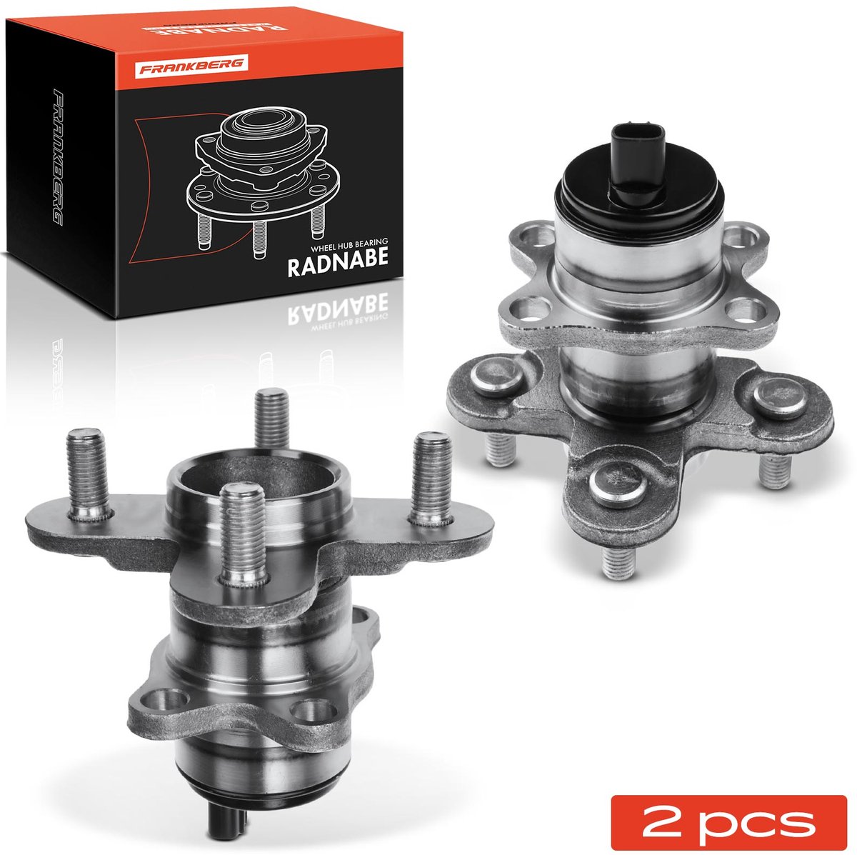 Frankberg 2x Wielnaaf Set Achter voor Daihatsu
