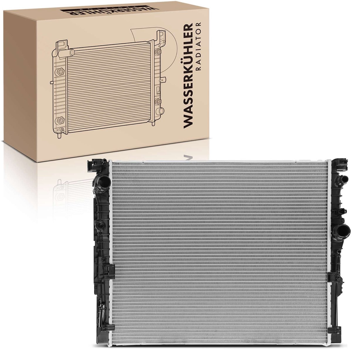Frankberg 1x Radiator Koelvloeistofradiator Motorradiator voor BMW