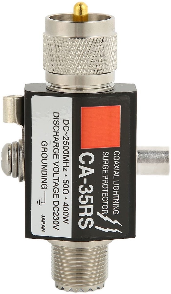 Store_9 - UHF Coaxiale Bliksemafleider - Bliksemafleider voor Antenne - Robuust ontwerp - 400W Man-vrouw - Betrouwbare bescherming - Geschikt voor ...
