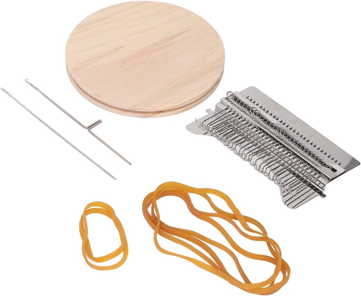 Mini Loom Machine met 28 Haakjes - Houten Weefgetouw voor Handgemaakte Repareer Tools voor Jeans, Sokken en Kleding