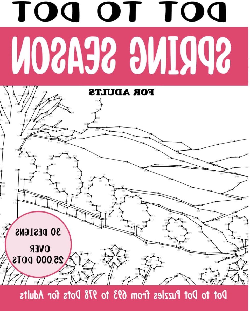 Dot to Dot Boek - Ontspanning Puzzel - Creatieve Ontspanning - Meer dan 25000 Stippen - 8.5x11 Inch