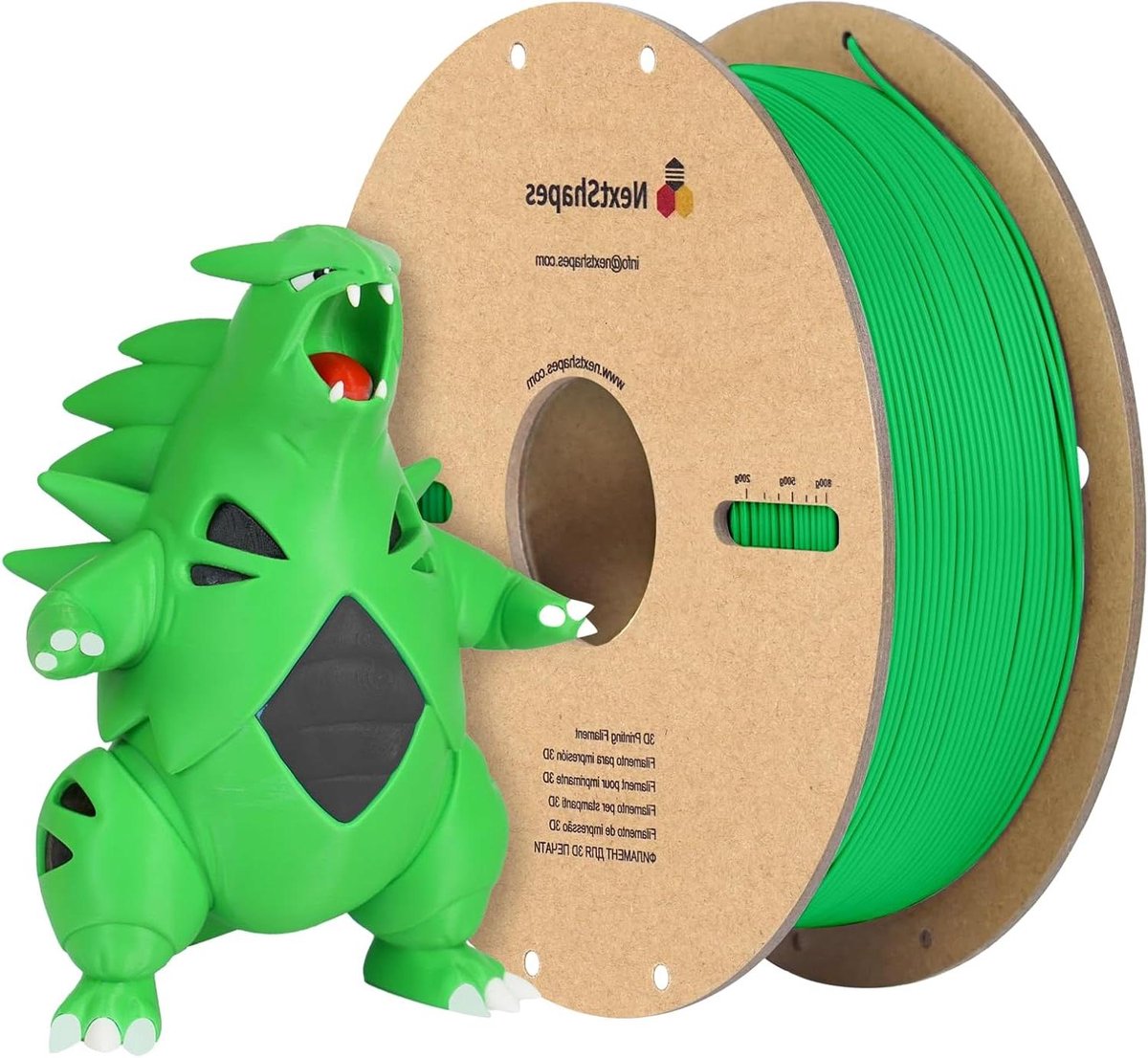PLA Filament - 3D Printer Filament - 3D Printen - Maatnauwkeurigheid +/- 0.02mm - 1kg 1.75mm - Groen