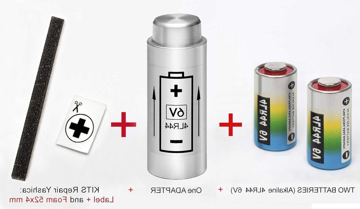 Camera Batterij Adapter - Adapter Batterijhouder - Camera Gebruik - Met 2 Batterijen - 6V - Aluminium