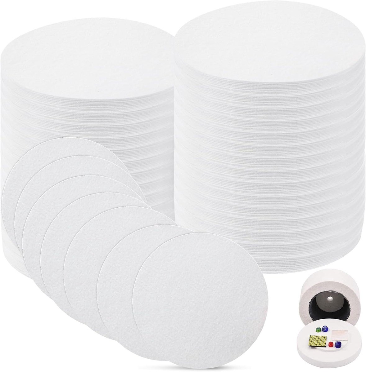 Oven Papier - Keramisch Vezel Papier - Hitte Beschermen - Hoge Temperatuur - 200 Vellen - Wit