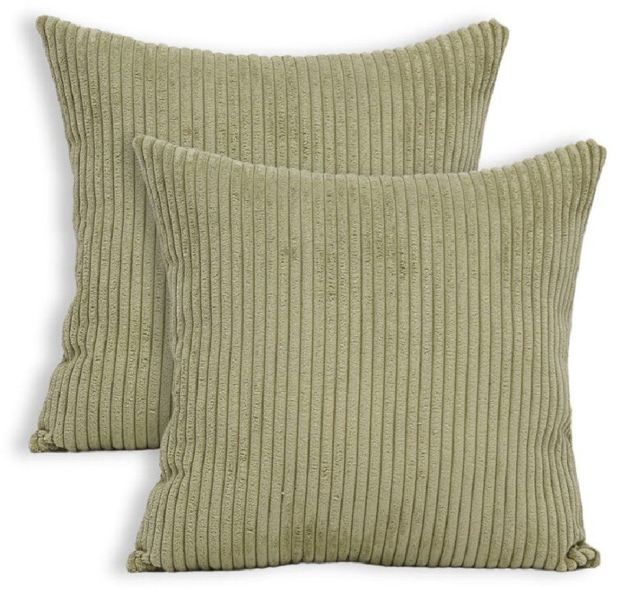 LuMali Kussensloop Olijfgroen 50x50 cm - Kinder Kussensloop - Toddler Pillow Case - OEKO-TEX®